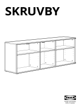 IKEA SKRUVBY Kasutusjuhend