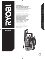 Ryobi RPW110B Electric High Pressure Cleaner Kasutusjuhend