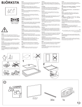 IKEA BJÖRKSTA Picture and Frame Kasutusjuhend