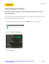 Jabra Engage 65 Kasutusjuhend