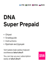 DNA FI--GSM-0002 Super Prepaid SIM Card Kasutusjuhend