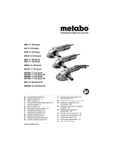 Metabo WEA 11-125 Kasutusjuhend
