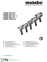 Metabo DSSW 450-3-8“ Air Impact Wrench Kasutusjuhend