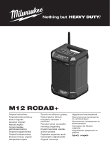 Milwaukee M12RCDAB Radio charge Kasutusjuhend