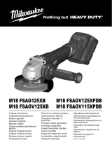 Milwaukee M18 FSAGV125XPDB-0X Kasutusjuhend