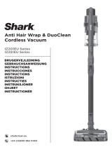 Shark IZ201EU, IZ251EU Series Anti Hair Wrap and DuoClean Cordless Vacuum Kasutusjuhend