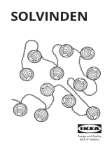 IKEA SOLVINDEN Kasutusjuhend