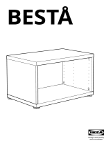 IKEA BESTÅ 394.416.15 Wall Mounted Cabinet Combination Kasutusjuhend