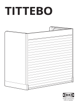 IKEA TITTEBO Kasutusjuhend