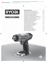 Ryobi RID1801 Kasutusjuhend