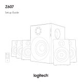 Logitech Z607 Kasutusjuhend