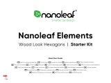 Nanoleaf NL52-K-7002HB-7PK Elements Wood Look Hexagons Kasutusjuhend
