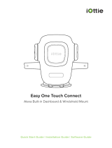 iOttie Easy One Touch Connect Alexa Built-in Dashboard and Windshield Mount Kasutusjuhend