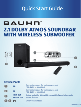 Bauhn 2.1 Dolby Atmos Sooundbar Kasutusjuhend