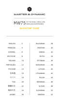 Master Dynamic MW75 Kasutusjuhend