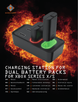 Deltaco Xbox Series X-S Charging Station For Dual Battery Packs Kasutusjuhend