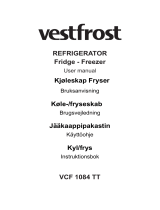 Vestfrost VCF1084 TT REFRIGERATOR Fridge Freezer Kasutusjuhend