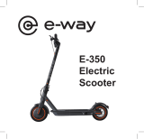 e-way E-350 Electric Scooter Kasutusjuhend