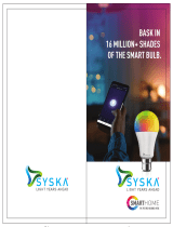SYSKA Bask In 16 Million plus Shades Smart Bulb Kasutusjuhend