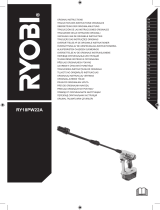 Ryobi RY18PW22A Kasutusjuhend