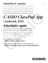 Casio ClassPad App Kasutusjuhend