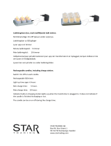 Star Trading 062-19 CHARGEME LED-STEARINLYS 6 STK, HVIT Kasutusjuhend