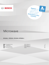 Bosch SERIE 8 BFL634GS1 MIKROBØLGEOVN Omaniku manuaal