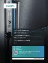 Siemens KG36NVWEP KOMBISKAP Omaniku manuaal