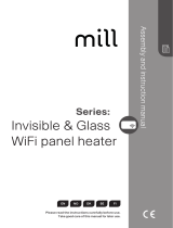 MILL INVISIBLE 1300W WIFI PANELOVN, SVART Kasutusjuhend