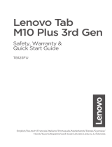 Lenovo TAB M10 PLUS (3RD GEN) LTE 128 GB 10,6" NETTBRETT Lühike juhend