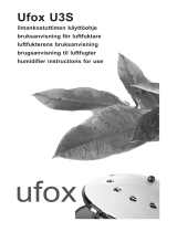 Ufox U3S LUFTFUKTER, HVIT Kasutusjuhend