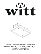 Witt WSU 90 BCON2 KJØKKENVENTILATOR Omaniku manuaal