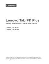 Lenovo TAB P11 PLUS WIFI 64 GB 11" NETTBRETT Lühike juhend