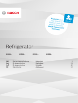 Bosch SERIE 6 KIR51AFE0 KJØLESKAP Omaniku manuaal