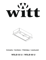 Witt WSLB 60 B KJØKKENVENTILATOR Omaniku manuaal