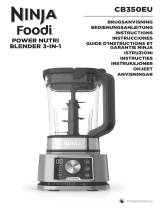 Ninja FOODI POWER NUTRI CB350EU BLENDER Kasutusjuhend