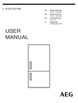 AEG 8000-SERIEN RCB732D7MB KOMBISKAP Omaniku manuaal