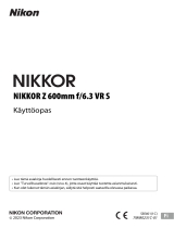 Nikon NIKKOR Z 600mm f/6.3 VR S Kasutusjuhend