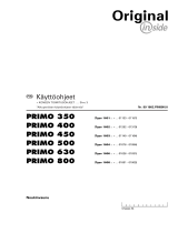 Pottinger PRIMO 800 L Kasutusjuhend