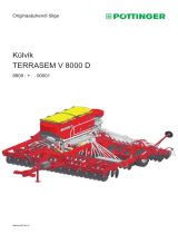 Pottinger TERRASEM V 8000 D Kasutusjuhend