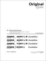 Pottinger JUMBO 6600 COMBILINE Kasutusjuhend