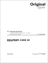Pottinger ROLLPROFI 3200 LSC Kasutusjuhend