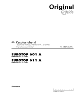 Pottinger EUROTOP 601/611A Kasutusjuhend