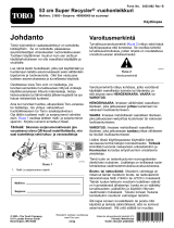 Toro Super Recycler C53AST 53 cm Lawn Mower Kasutusjuhend