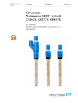 Endres+Hauser BA Memosens ISFET sensors CPS47E, CPS77E, CPS97E Kasutusjuhend