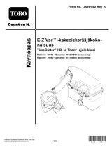 Toro E-Z Vac Complete Twin Bagger, TimeCutter HD Riding Mower Kasutusjuhend