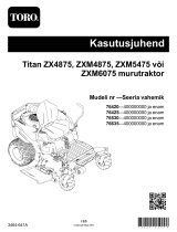 Toro Titan ZXM4875 Zero Turn Riding Mower Kasutusjuhend