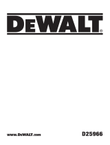 DeWalt D25966 Kasutusjuhend