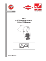 Rauch NRS Distance Control, Halter Ultraschallsensor | NRS distance control / mount of ultrasonic sensor paigaldusjuhend