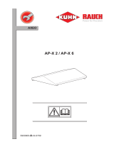 Rauch Behälterabdeckung, AP-X2 / AP-X6 | cover sheet AP-X2 / AP-X6 paigaldusjuhend